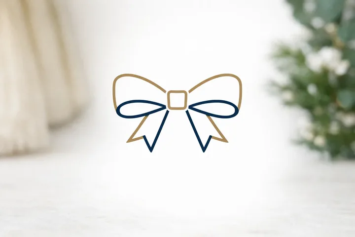 Premium gift bow in a light composition for the section Gifting by Recipient